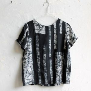 Anthropologie Tops - Osei-Duro 100% Silk Note Top B&W Parallel Anthropologie Tops - Osei-Duro 100% Silk Note Top B&W Parallel